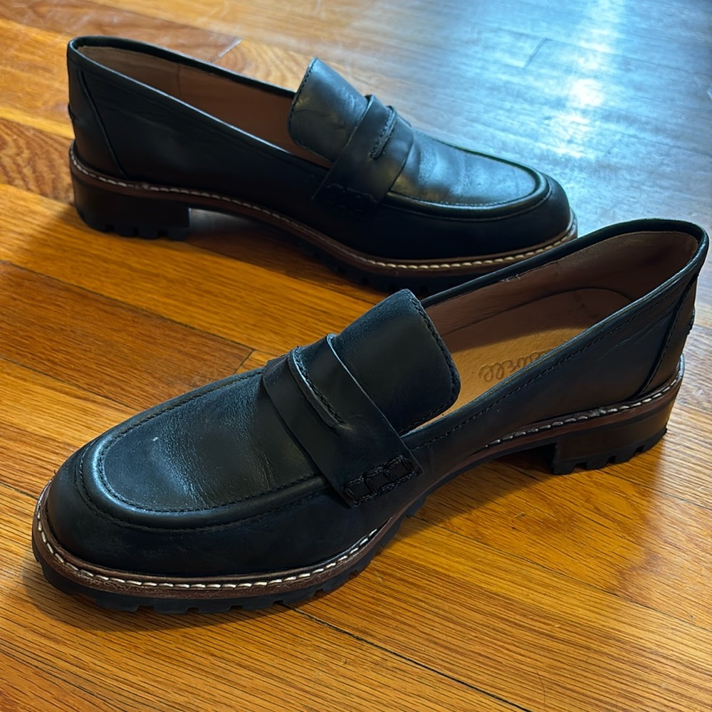 Madewell Corinne Leather Lugsole Loafer